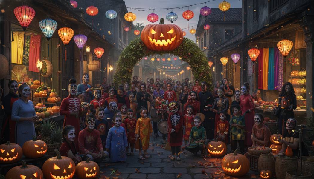 Dịch Vụ Vẽ Mặt Halloween Tại Chơn Thành Bình Phước. Ảnh 1